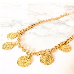 Coins Charm Neckclace